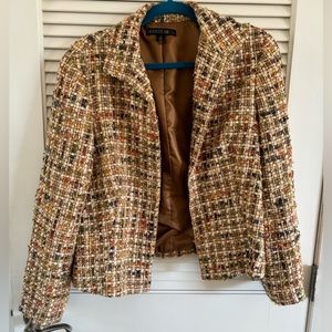 Lafayette 148 Multi-Color and Cream Blazer size 12